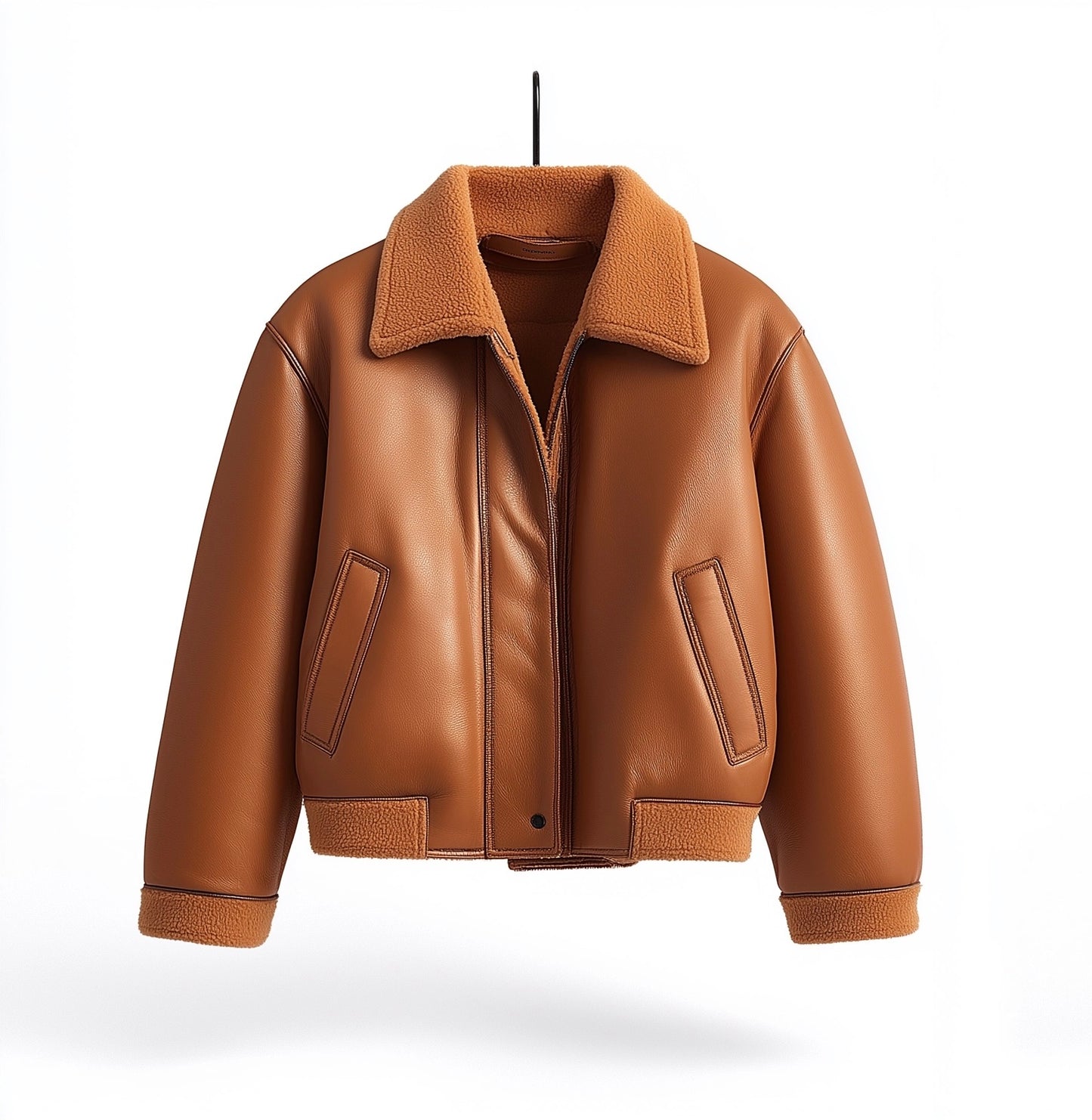 LUNA EDGE, WOMEN OVERSIZED LEATHER SHEARLING
