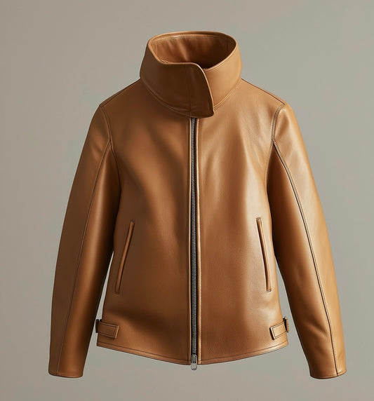 THE DRIFTER, WOMEN OVERSIZED LEATHER JACKET