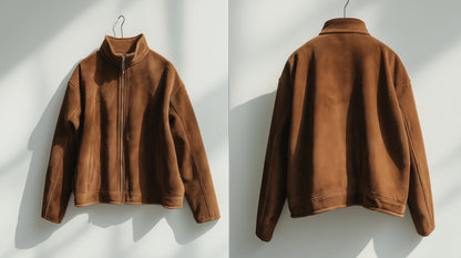 URBAN MUSE,WOMEN OVERSIZED LEATHER SUEDE