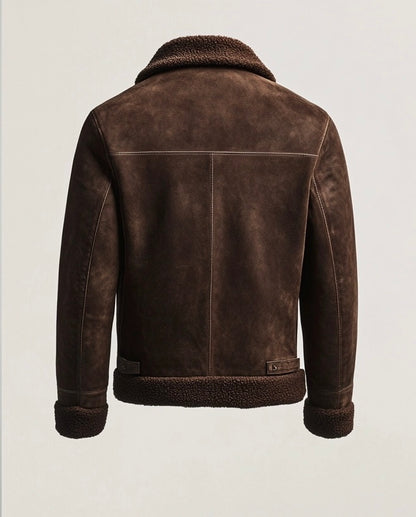 WOMEN, AVIATOR LEATHER  SHEARLING