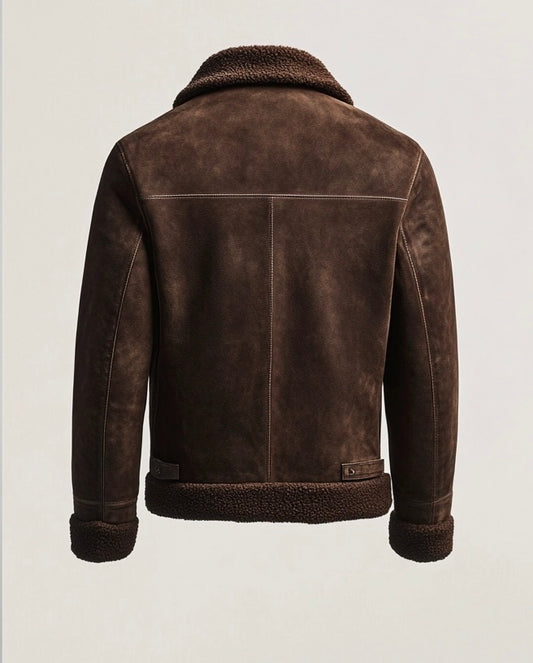 WOMEN, AVIATOR LEATHER  SHEARLING