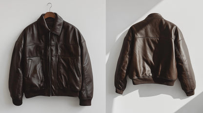 THE CLASSIC CUT WOMEN OVERSIZED LEATHER JACKET